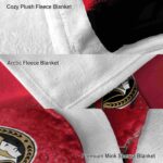 ottawa senators gradient dots red blanket premium grade