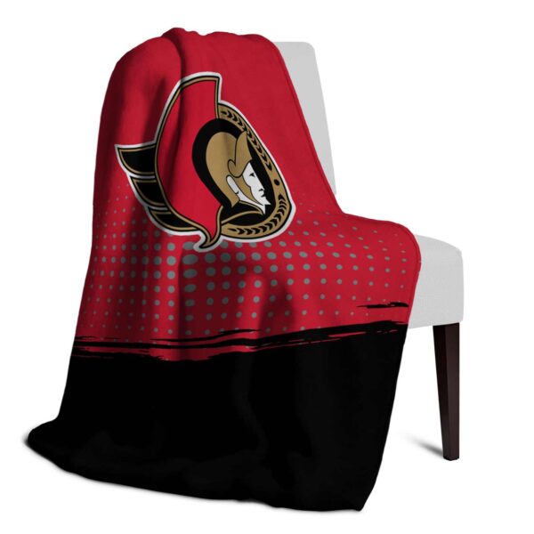 ottawa senators gradient dots red blanket top rated