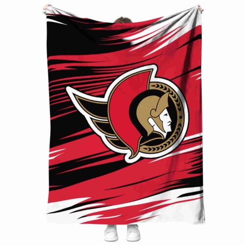 ottawa senators paint streaks red white blanket best selling