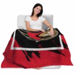 ottawa senators splatter effect red blanket latest model