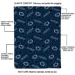 penn state nittany lions diehard fans blue blanket best selling