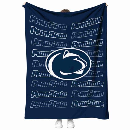 penn state nittany lions fan pride blue blanket best selling