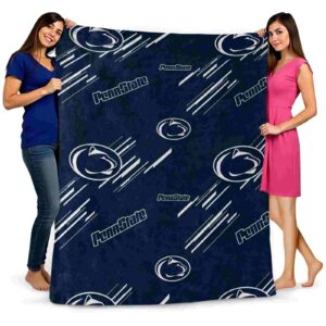 penn state nittany lions fan spirit blue blanket fashion forward