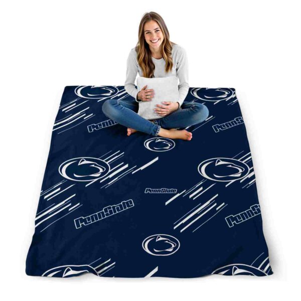 penn state nittany lions fan spirit blue blanket high quality