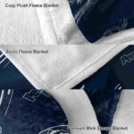 penn state nittany lions fan spirit blue blanket premium grade