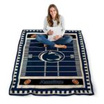 penn state nittany lions football field blue blanket best selling
