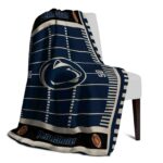 penn state nittany lions football field blue blanket best selling