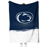 penn state nittany lions gradient dots blue blanket best selling