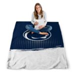 penn state nittany lions gradient dots blue blanket best selling