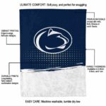 penn state nittany lions gradient dots blue blanket best selling