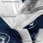 penn state nittany lions gradient dots blue blanket best selling