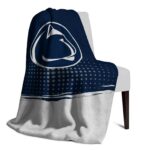 penn state nittany lions gradient dots blue blanket best selling