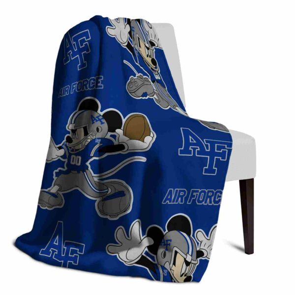 personalized air force falcons mickey blue blanket top rated