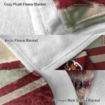 personalized arizona coyotes grunge streaks red blanket best selling