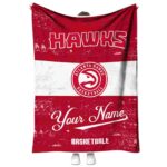 Personalized Atlanta Hawks Grunge Texture Red White Blanket 1 personalized atlanta hawks grunge texture red white blanket best selling