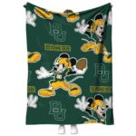 personalized baylor bears mickey green blanket best selling