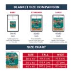 personalized coastal carolina chanticleers grunge streaks green blanket best selling
