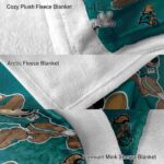 personalized coastal carolina chanticleers mickey green blanket best selling