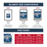 personalized drake bulldogs grunge streaks blue blanket trendy