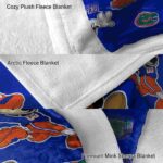 personalized florida gators mickey blue blanket premium grade