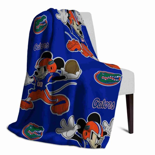 personalized florida gators mickey blue blanket top rated