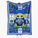 Personalized Georgia State Panthers Baby Yoda Blue Blanket 1 personalized georgia state panthers baby yoda blue blanket best selling