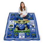 personalized georgia state panthers baby yoda blue blanket best selling