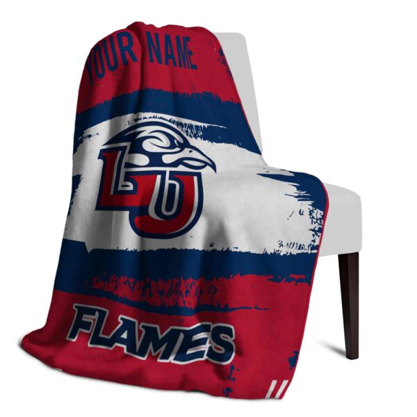 personalized liberty flames paint strokes red white blanket top rated