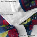 personalized los angeles angels baby yoda blue blanket premium grade