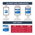 personalized middle tennessee blue raiders grunge streaks blue blanket best selling