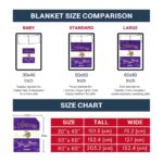personalized minnesota vikings grunge texture purple white blanket best selling