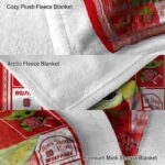 personalized nc state wolfpack baby yoda red blanket best selling