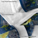 personalized nevada wolf pack baby yoda blue blanket best selling