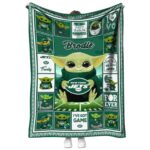 personalized new york jets baby yoda green blanket best selling