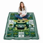personalized new york jets baby yoda green blanket best selling