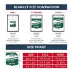 personalized new york jets grunge streaks green blanket trendy