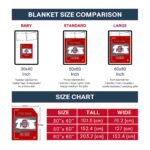 personalized ohio state buckeyes paint strokes scarlet white blanket trendy