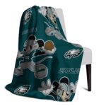 personalized philadelphia eagles mickey green blanket top rated