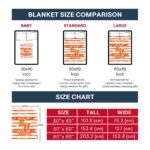 personalized sam houston bearkats floral stripes orange white blanket trendy