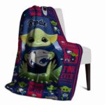personalized south alabama jaguars baby yoda blue blanket top rated