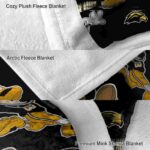 personalized southern miss golden eagles mickey black blanket best selling