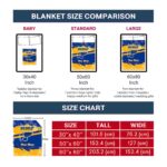 personalized st louis blues grunge streaks blue blanket best selling