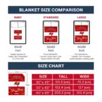 personalized tampa bay buccaneers grunge texture red white blanket best selling