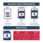 personalized toronto maple leafs paint strokes blue white blanket trendy