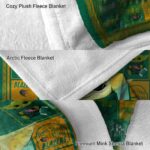 personalized uab blazers baby yoda green blanket best selling
