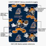 personalized utep miners mickey blue blanket best selling