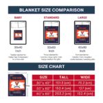 personalized virginia cavaliers paint strokes blue white blanket best selling