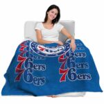 philadelphia 76ers fan pride blue blanket best selling