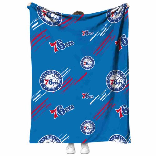philadelphia 76ers fan spirit blue blanket best selling