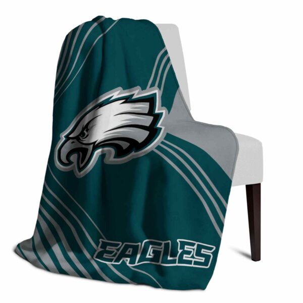 philadelphia eagles diagonal stripes green blanket top rated
